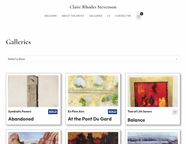 Claire Rhodes Stevenson Art